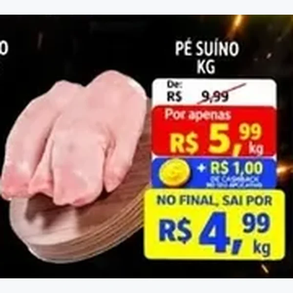 Recorte do encarte de Pé Suíno