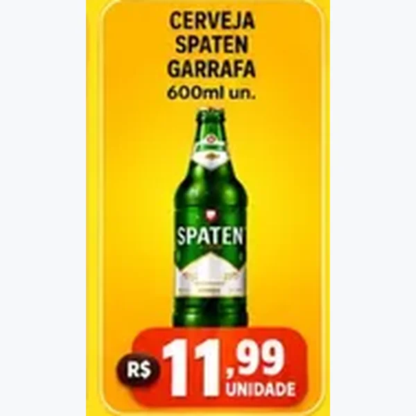 Cerveja Garrafa Spaten 600 ml