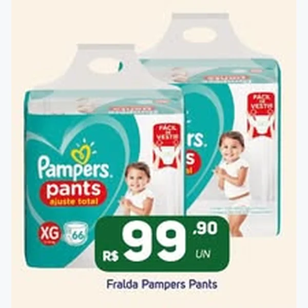 Fralda Pants Ajuste Total Pampers