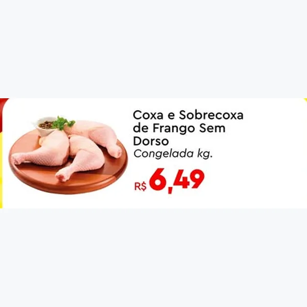 Coxa e Sobrecoxa de Frango sem Dorso Congelada