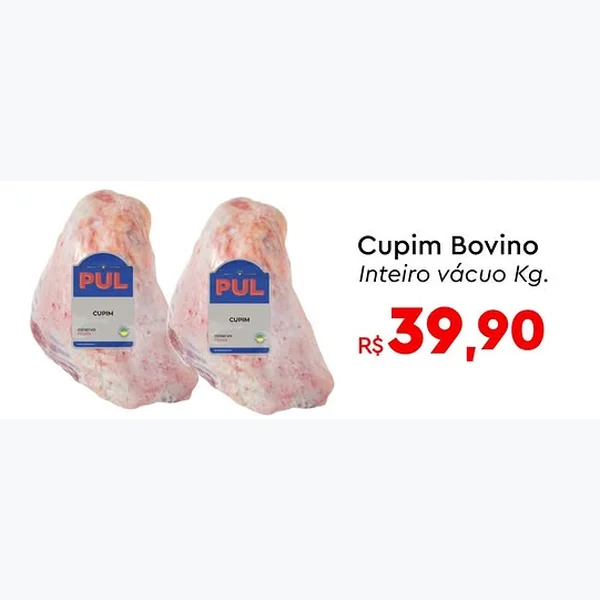 Cupim Bovino Inteiro a Vácuo