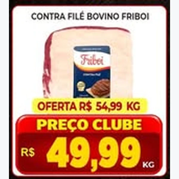 Recorte do encarte de Contra Filé Bovino Friboi