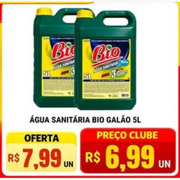 Água Sanitária Bio 5 L