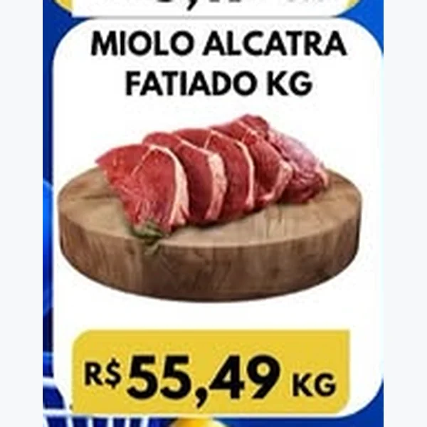 Miolo Alcatra Fatiado