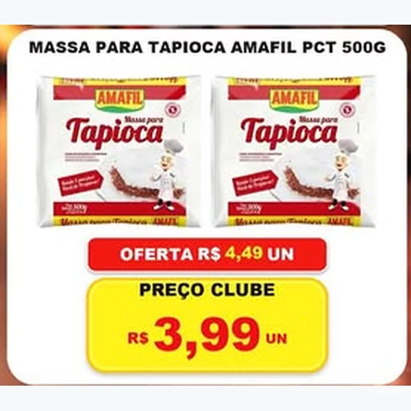 Massa para Tapioca Amafil 500 g