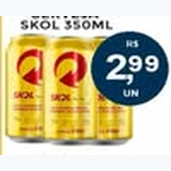 Cerveja Skol 350 ml