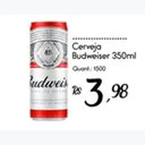 Cerveja Budweiser 350 ml