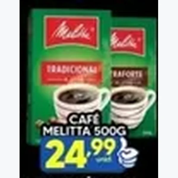 Recorte do encarte de Café Melitta 500 g