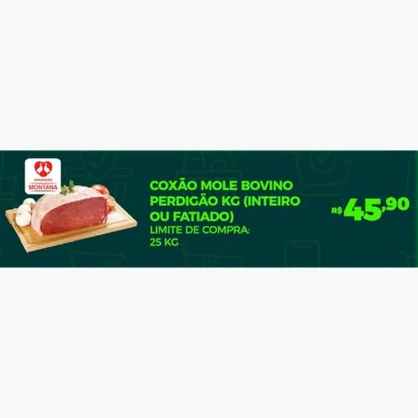 Coxão Mole Bovino Perdigão Montana