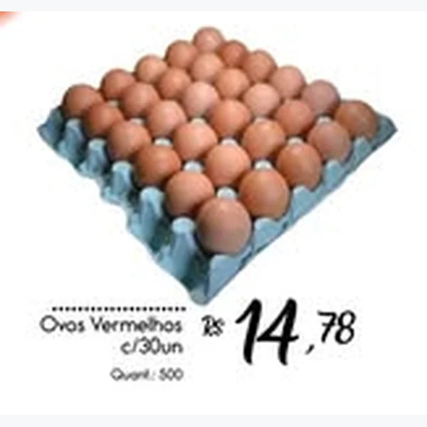 Ovos Vermelhos 30 un