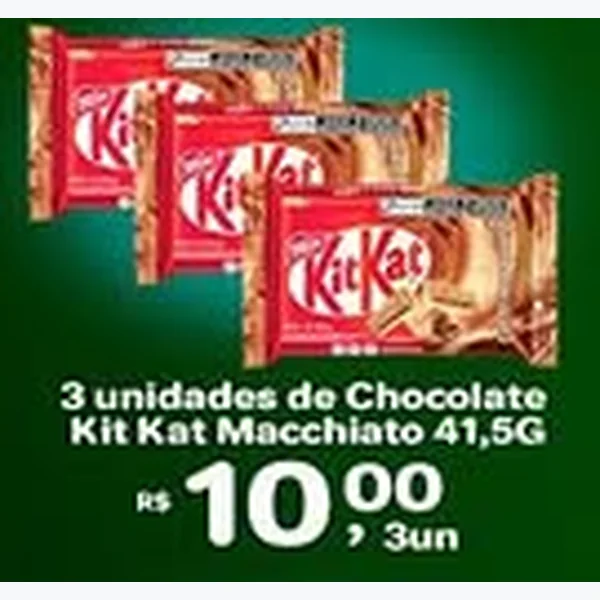 Recorte do encarte de Chocolate Kit Kat 41,5 g