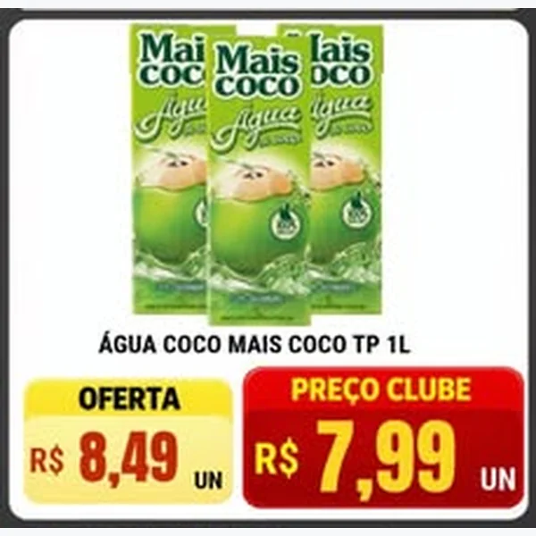 Água de Coco Mais Coco 1 L