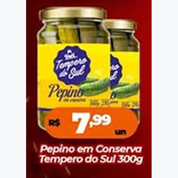 Pepino em Conserva Tempero do Sul 300 g