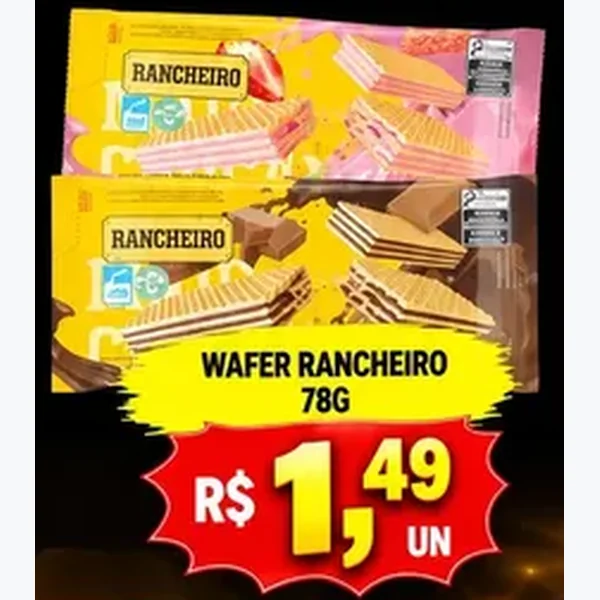 Wafer Rancheiro 78 g