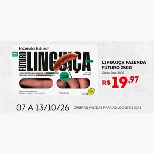 Linguiça Fazenda Futuro 250 g