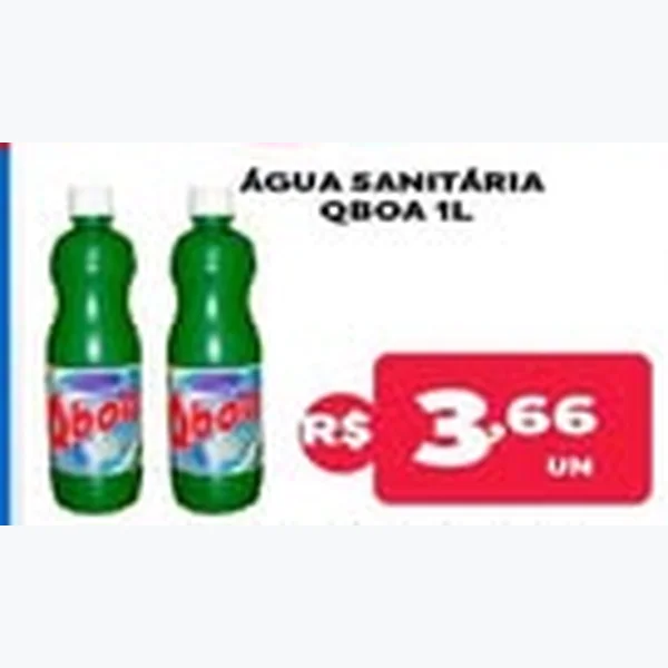 Água Sanitária Qboa 1 L