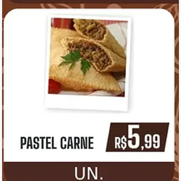 Recorte do encarte de Pastel Carne