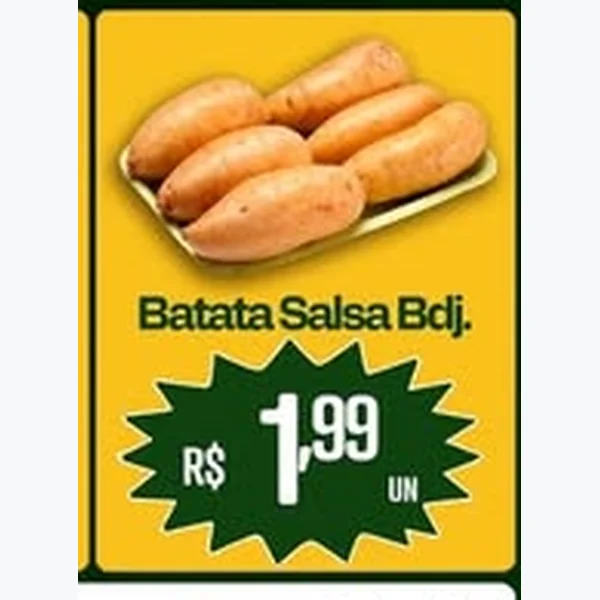Recorte do encarte de Batata Salsa