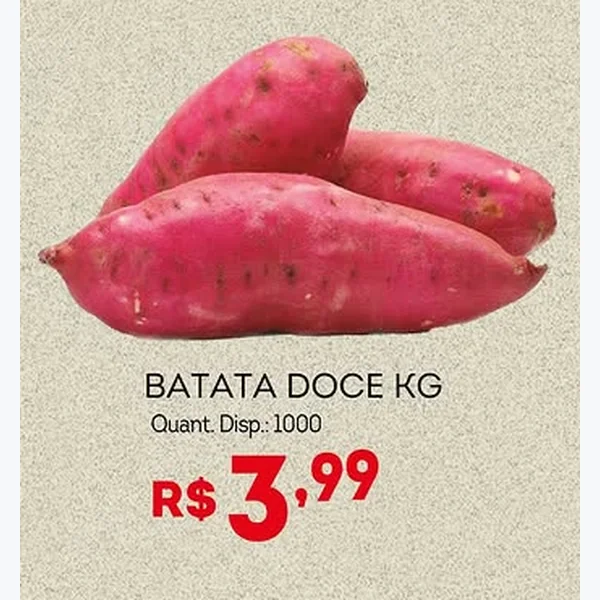Recorte do encarte de Batata Doce