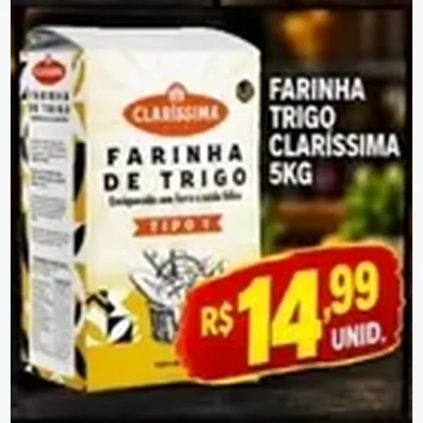 Farinha de Trigo Claríssima 5 kg