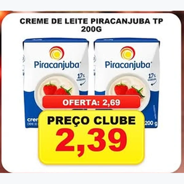 Creme de Leite Piracanjuba 200 g