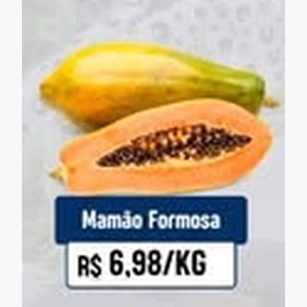 Recorte do encarte de Mamão Formosa