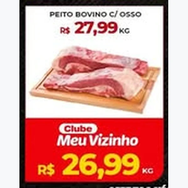 Recorte do encarte de Peito Bovino C/ Osso