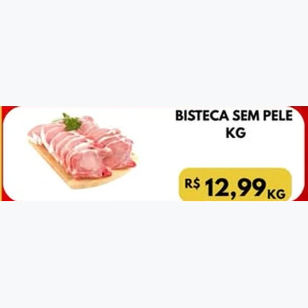 Recorte do encarte de Bisteca sem Pele