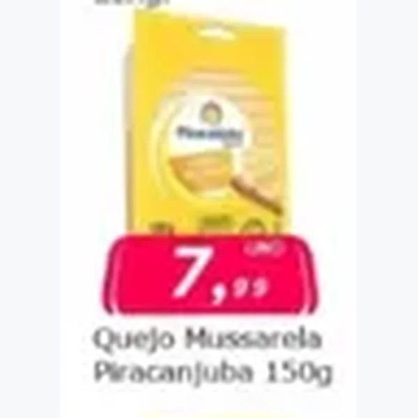 Queijo Mussarela Piracanjuba 150 g