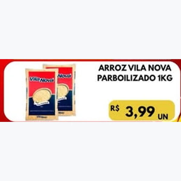Arroz Parboilizado Vila Nova 1 kg