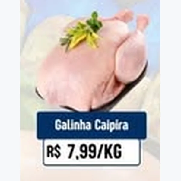 Recorte do encarte de Galinha Caipira