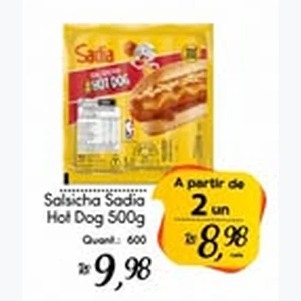Salsicha Hot Dog Sadia 500 g