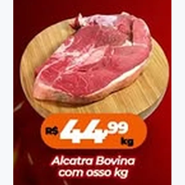Recorte do encarte de Alcatra Bovina com Osso