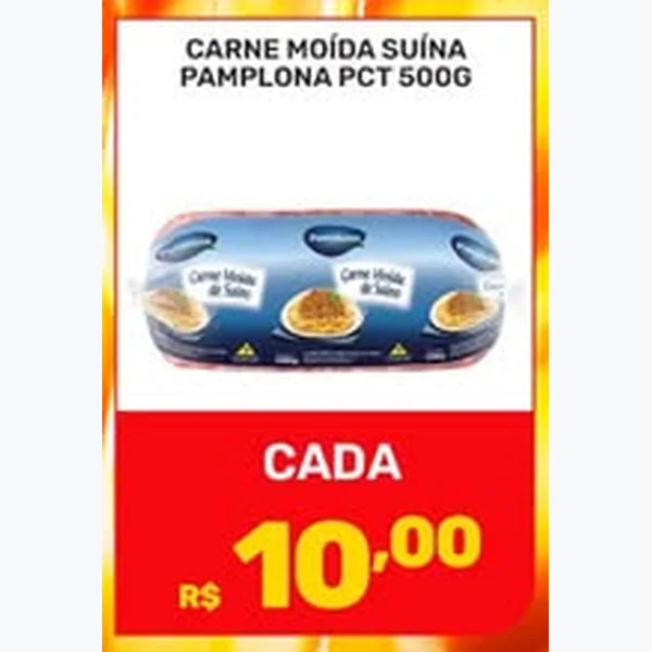 Carne Moída Suína Pamplona 500 g