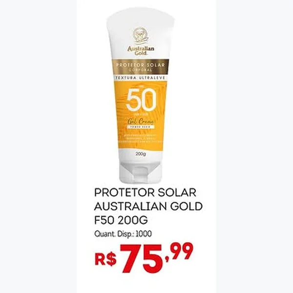 Protetor Solar F50 Australian Gold 200 g