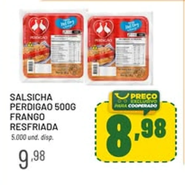 Salsicha de Frango Resfriada Perdigão 500 g