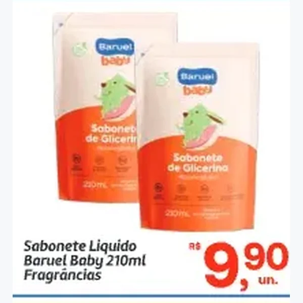 Sabonete Líquido Baruel Baby 210 ml