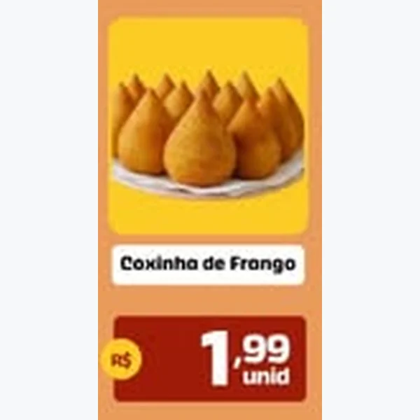 Recorte do encarte de Coxinha de Frango