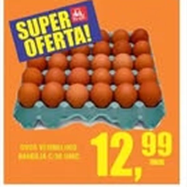 Ovos Vermelhos 30 un