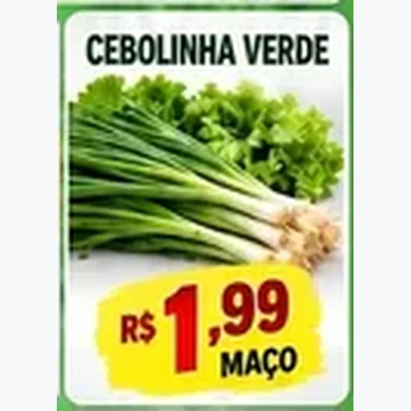 Recorte do encarte de Cebolinha Verde
