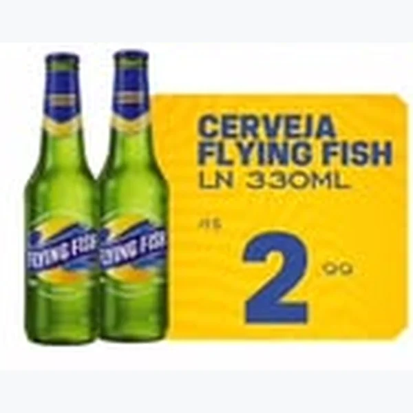 Recorte do encarte de Cerveja Flying Fish 330 ml