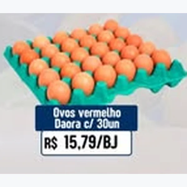 Ovos Vermelhos Daora 30 un
