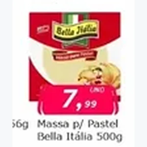 Massa P/ Pastel Bella Itália 500 g