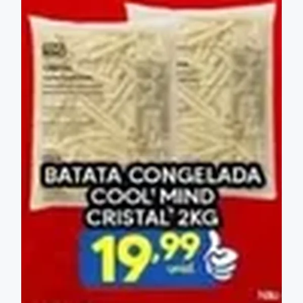 Recorte do encarte de Batata Congelada Cool' Mind Cristal 2 kg