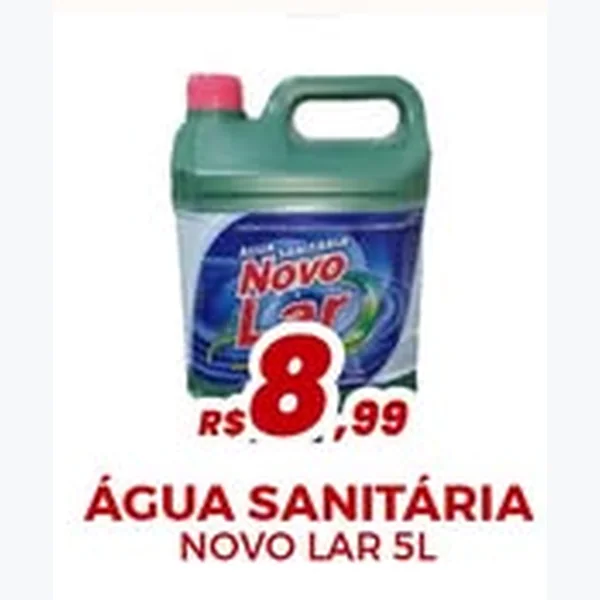 Água Sanitária Novo Lar 5 L