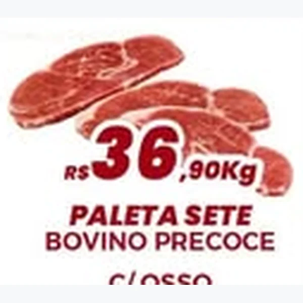 Paleta Sete Bovina Precoce com Osso