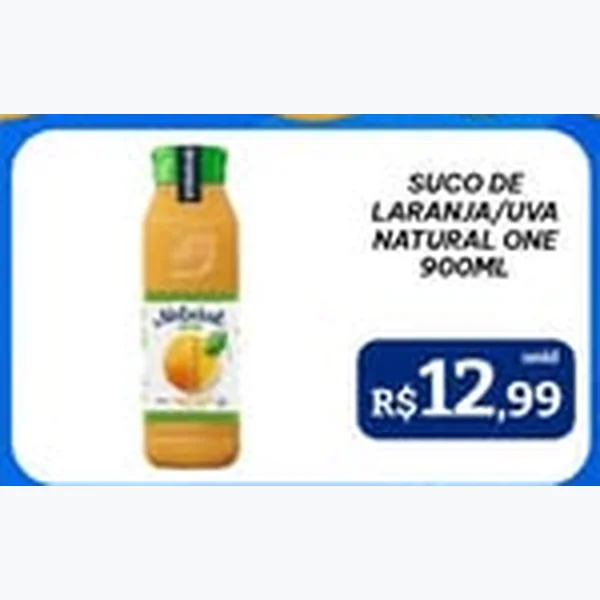 Recorte do encarte de Suco Natural One 900 ml