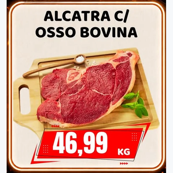 Alcatra com Osso Bovina