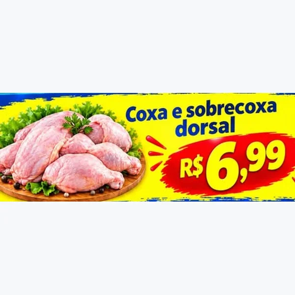 Recorte do encarte de Coxa e Sobrecoxa Dorsal