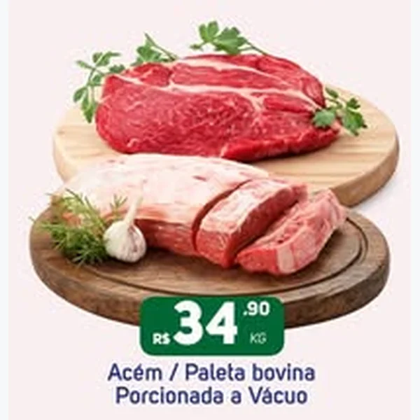Paleta Bovina Porcionada a Vácuo